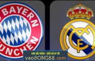 Tỷ lệ cược Bayern Munich - Real Madrid (01:45 – 26/04/2018) Cúp C1 theo bong88