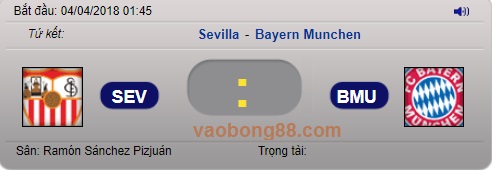 Tỷ lệ cược Sevilla vs Bayern Munchen