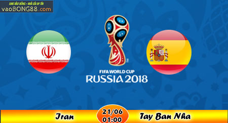 Nhận định Iran vs Tây Ban Nha (21-06)