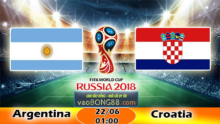 Trực tiếp bóng đá Argentina vs Croatia (0100 – 22-06)