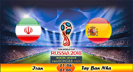 Trực tiếp bóng đá Iran vs Tây Ban Nha (0100 – 21-06)