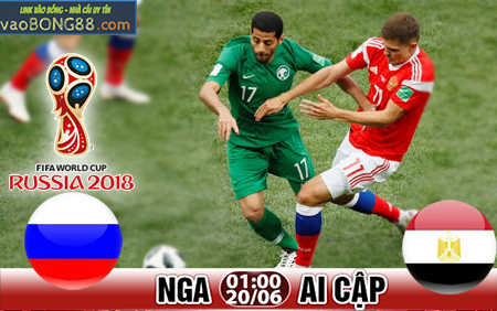 Trực tiếp bóng đá Nga vs Ai Cập (0100 – 20-06)