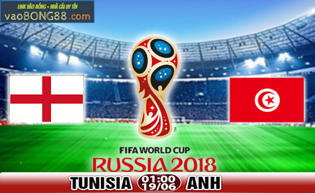 soi kèo Anh vs Tunisia (1h ngày 19-06-2018)