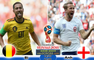 Soi kèo Bỉ vs Anh (21h ngày 14-07-2018)